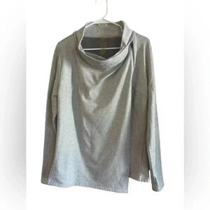 SHAPE Activewear Athletic Long Sleeve Sweatshirt Top Gray Size Large